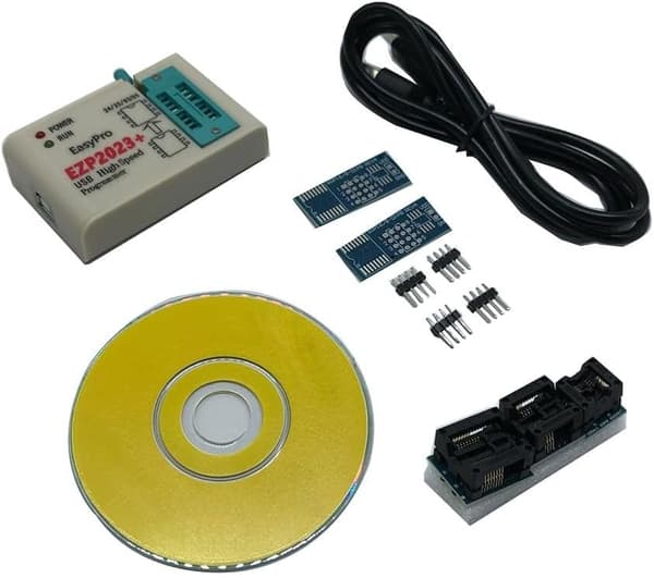 EZP2023 Hög SPI-chip EN25T80 USB 2.0-gränssnitt Stöder och prestanda för programmerare med firmware-programvara Ezp2023 12 Adapter