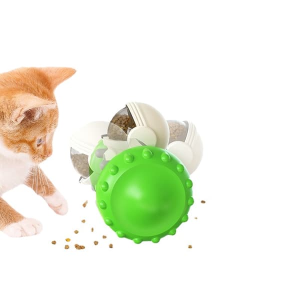 Sjöblå, Hundleksak Katt Långsam Mat Balans Bil Interaktiv Gungning