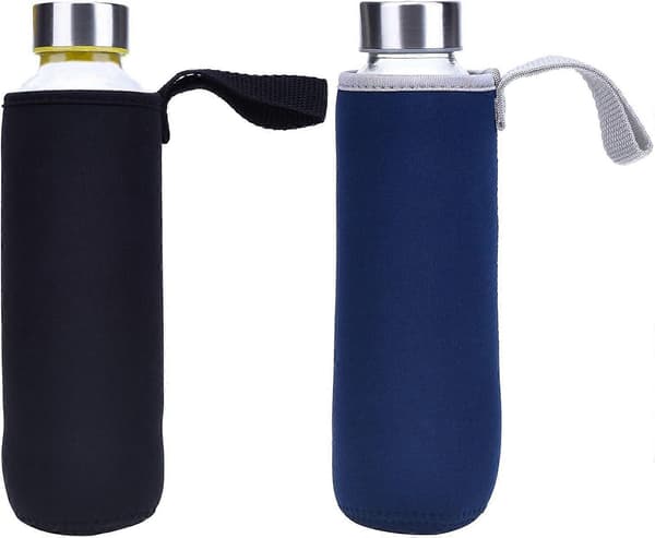 2-pack Vattenflaskfodral Neoprenhållare Nylonfodral för 575 ml