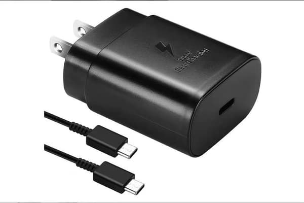 Samsung Original EP-TA800 25W Super Hurtigoplader Adapter Sort