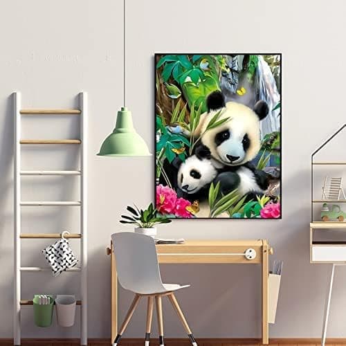 (30x40cm) 5D DIY Diamantmaling, Full Drill Rund Diamantkunst T