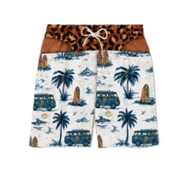 Men's 3D Printed Drawstring Swim Trunks, Quick Dry Loose Fit for Summer Vacation 6XL 3 6XL 3