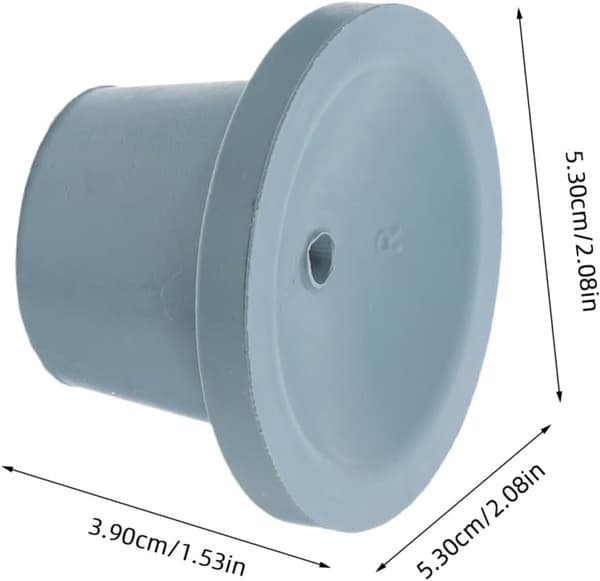 Duschstol Ersättningsfötter Tips 4st 28,5 mm Halkfria Gummibenöverdrag