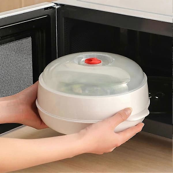 (Pow yeah!) Practical Steamer for Microwave, High-Quality Steaming Basket for Cooking