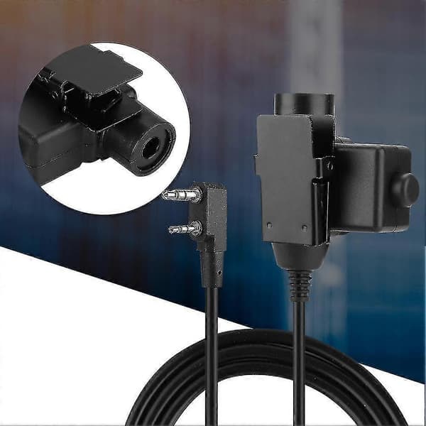 Z Tactical Støjreducerende Hovedtelefoner U94 PTT-Kabel til BAOFENG UV5R