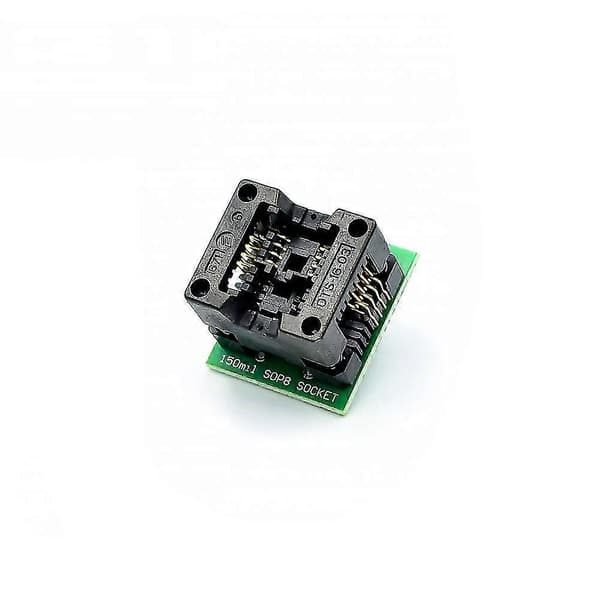 1 stk SOP8 til DIP8 SOP8 Vend DIP8 SOIC8 til DIP8 IC Sokkel Programmeringsadapter Sokkel til Bred 200Mil