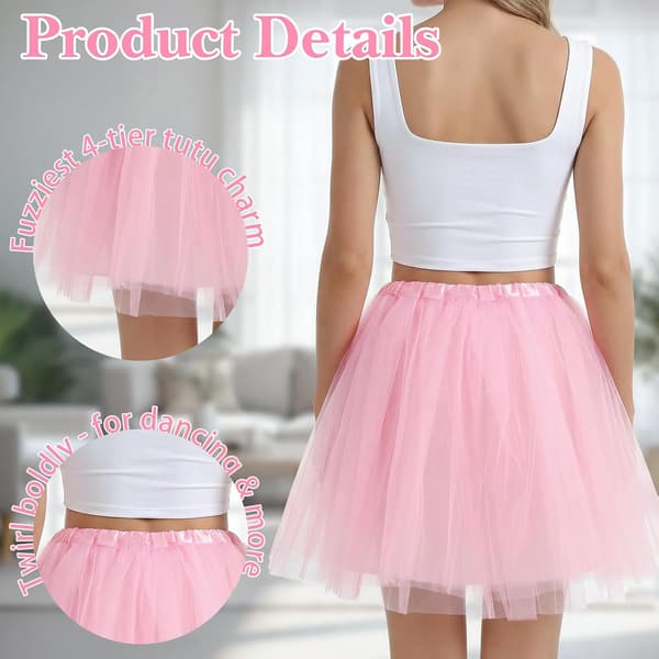 4-lags Tutu Fluffy Danse Stil til Kvinder
