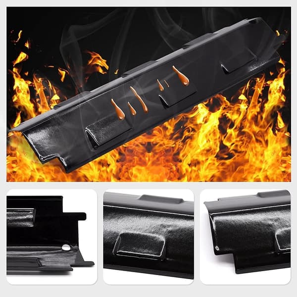 3-pack Porcelain Heat Diffuser 37 cm for Barbecook, Charbroil, ProfiCook Gas Grills