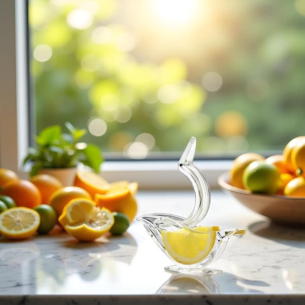 Elegant Swan-Shaped Gravy Boat, Creative Clear Gravy Boat, Decorative Condiment Container for Kitchen Table