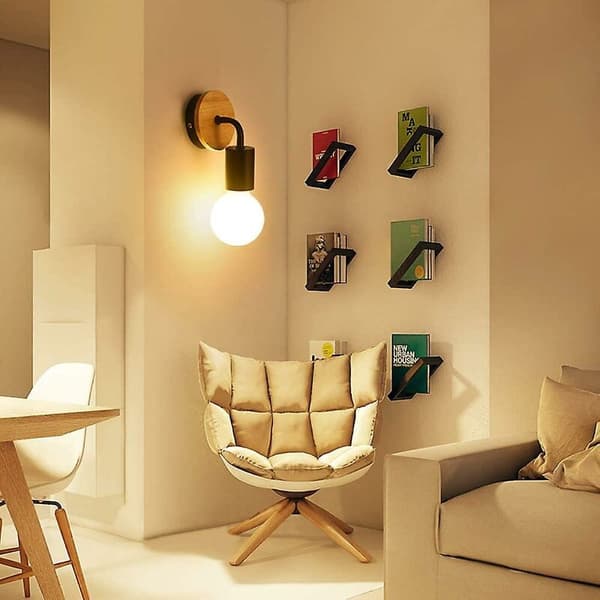 Modern Edison E27 Modern Metall Loft LED Trävägglampa Typ