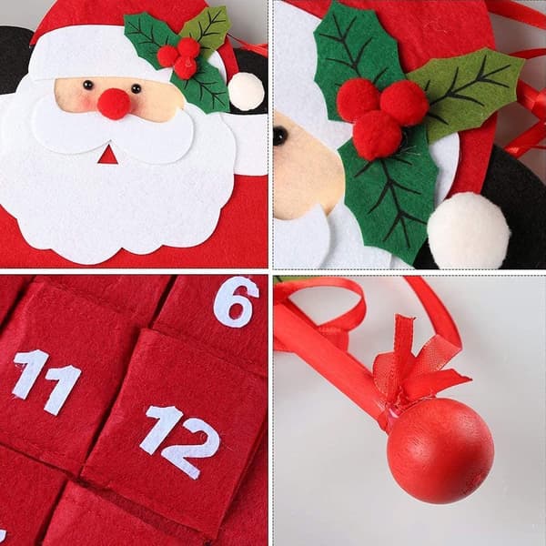 Julekalender med 24 dagers nedtelling for juledekorasjon