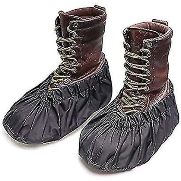 (pow yeah!) 2-pack Walking Boot Covers Recovery Shoe Protectors Non-Slip Ankle Support Reusable Shoe Covers Waterproof Cast Rain Cover