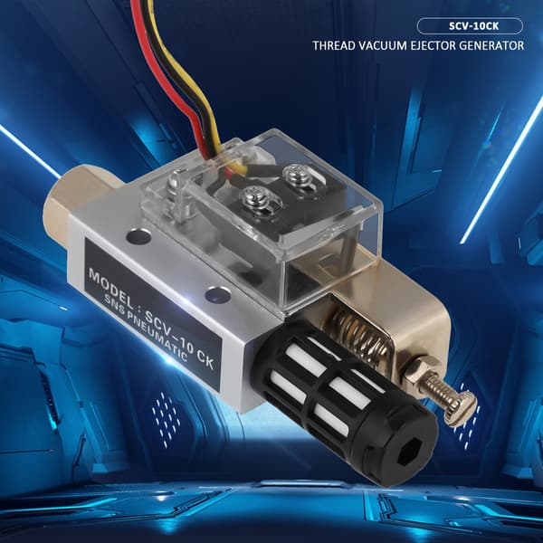 Pneumatic Vacuum Ejector Generator SCV-10CK PR1/4 Internal Thread Negative Pressure