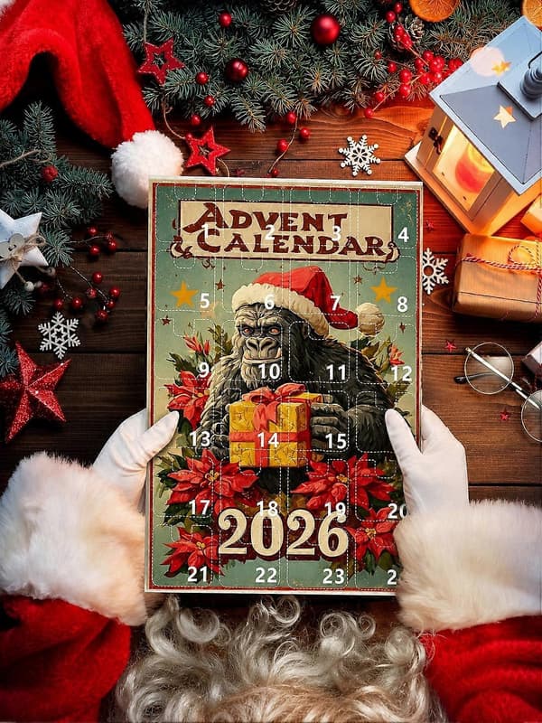 Daglig nedtelling til jul: 2026 Gorilla julekalender[YJD]