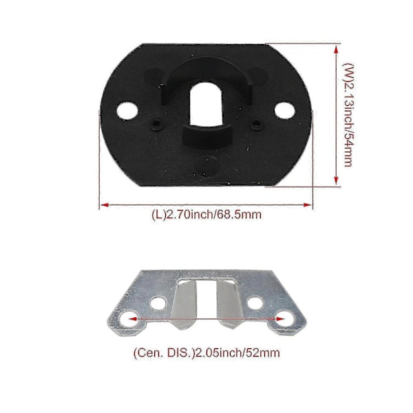 For 2 stk Modulsofa Sammenlåsende Sofakoblingsfeste Del Pin-stil WS4689