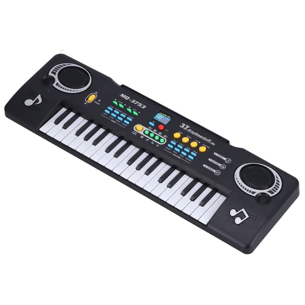 Elektronisk Piano for Barn 37 Tangenter Bærbart Multifunksjonelt Keyboard Læreinstrument