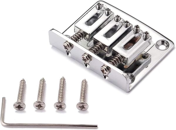 Elektrisk gitarbro, 3 strenger justerbar fast gitarbro
