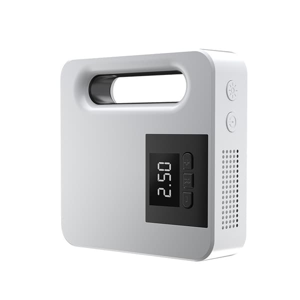 12V Digital Display Bærbar LED-lampe Bildäck Luftkompressorpump Hvit