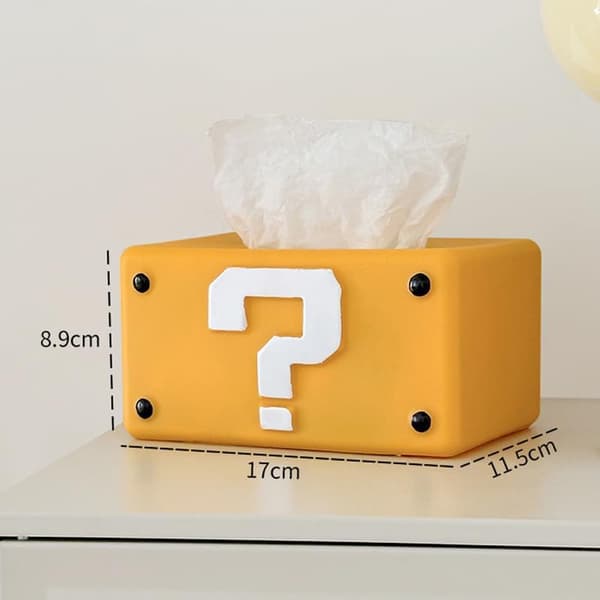 Creative Tissue Box, Home Decor, Dining Table, Cute and Fun Question Mark Napkin Storage Box
