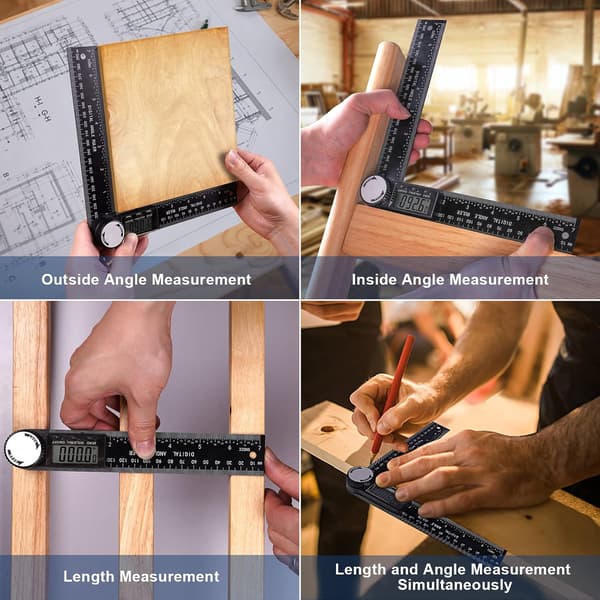Digital vinkelmätare, digital inklinometer gradskiva vinkelmätare