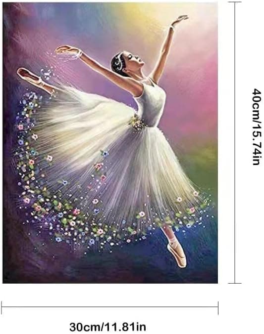 (30x40cm) 5D DIY Diamantmaleri Kit, Diamantkunstsett Full Dril