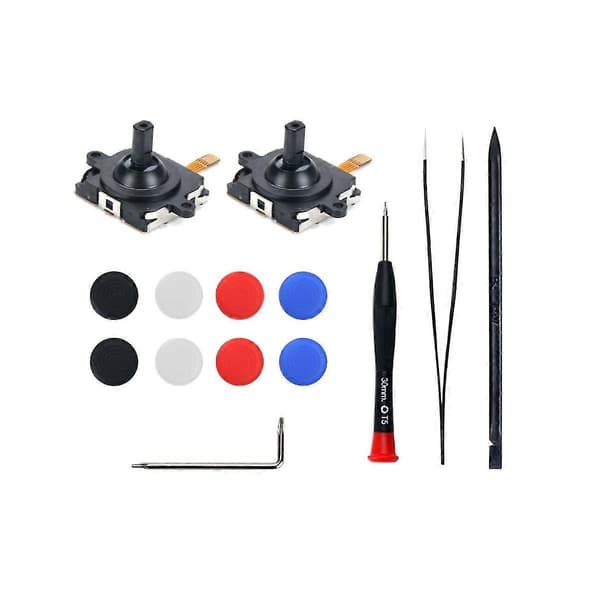 Game Controller Joystick Compatible with Quest 2 Disassembly Tool Set Thumb Grips Left/Right Re