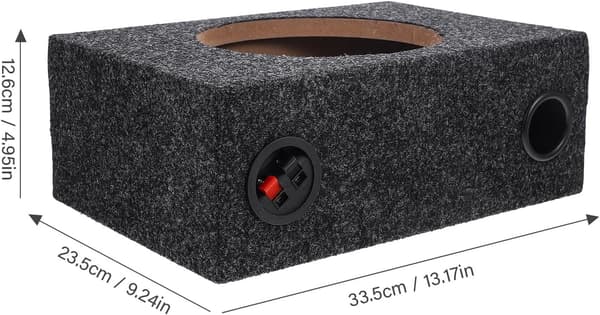 8-tommers bilstereo-treboks for subwoofer for lastebil og kjøretøy DIY lydforbedring kull