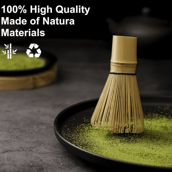 Japansk Matcha-si - 100-tands bambusbørste bamboo brush
