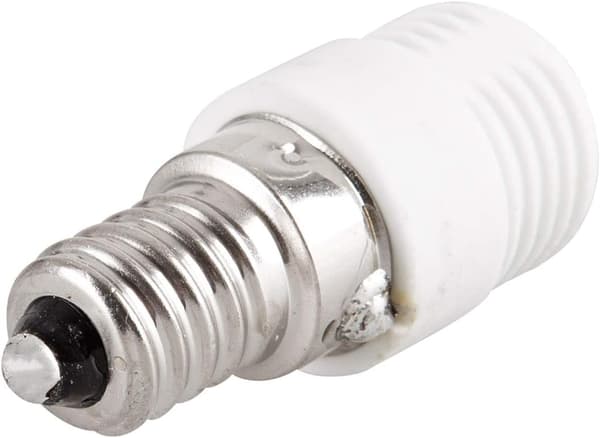 2-pakning E14 til G9 Keramisk Sokkeladapter for LED, Halogen, CFL Lyskilder
