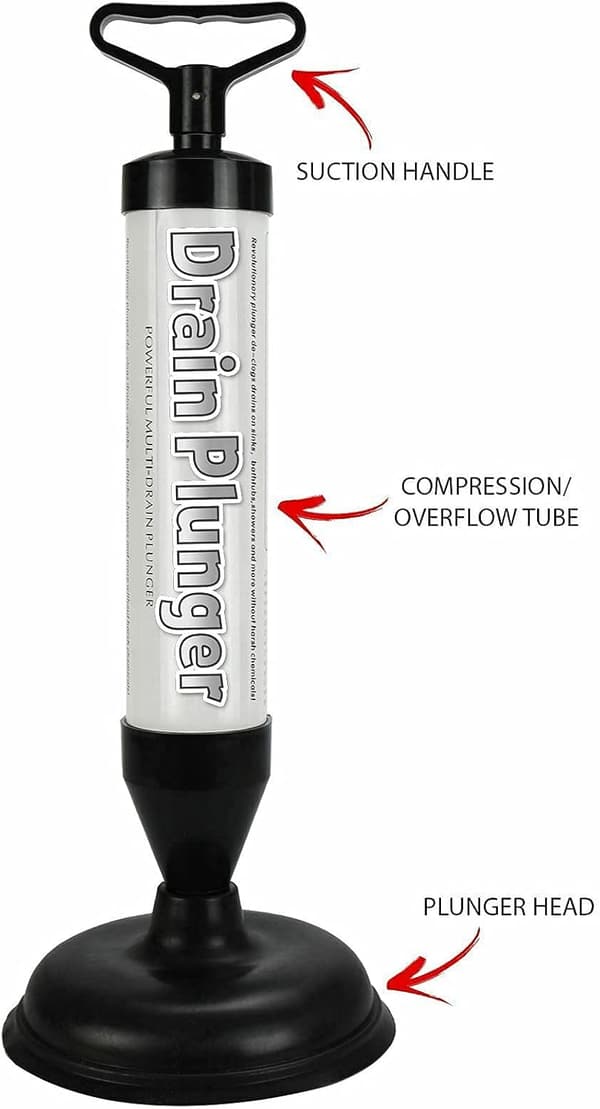 Toalettproppset Luftpump Avloppsrensare Avloppsrensare T