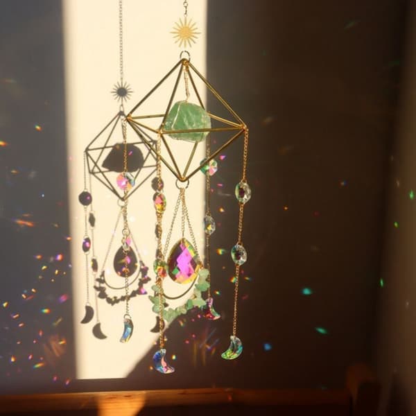 Krystallvindspill Solprismeglass Kroneanheng Dr