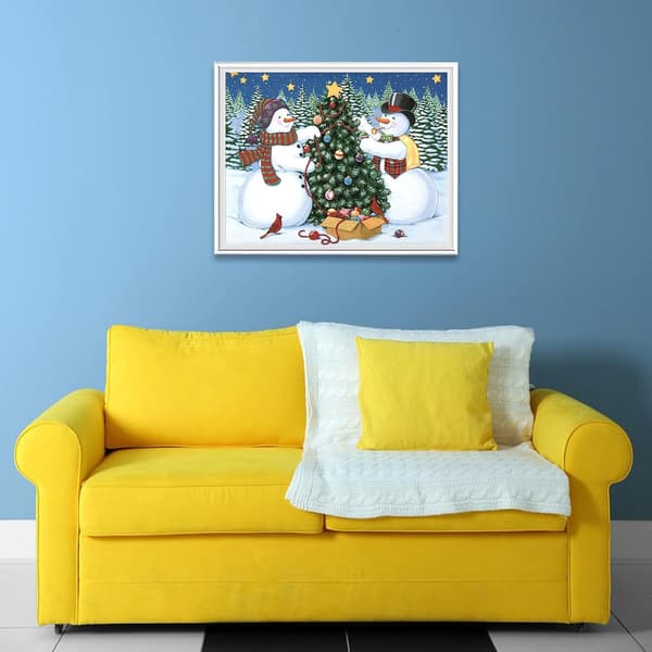 (30 × 40 cm) 5D Diamantmalingssett for voksne, Diamantbroderi