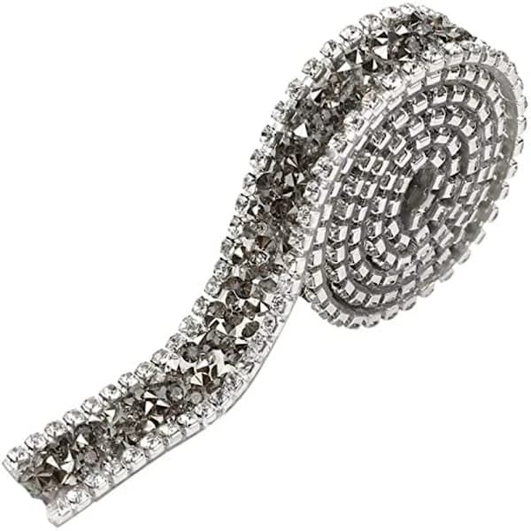 Strassbånd Hot Pink Strass Krystal Strass [XJ]