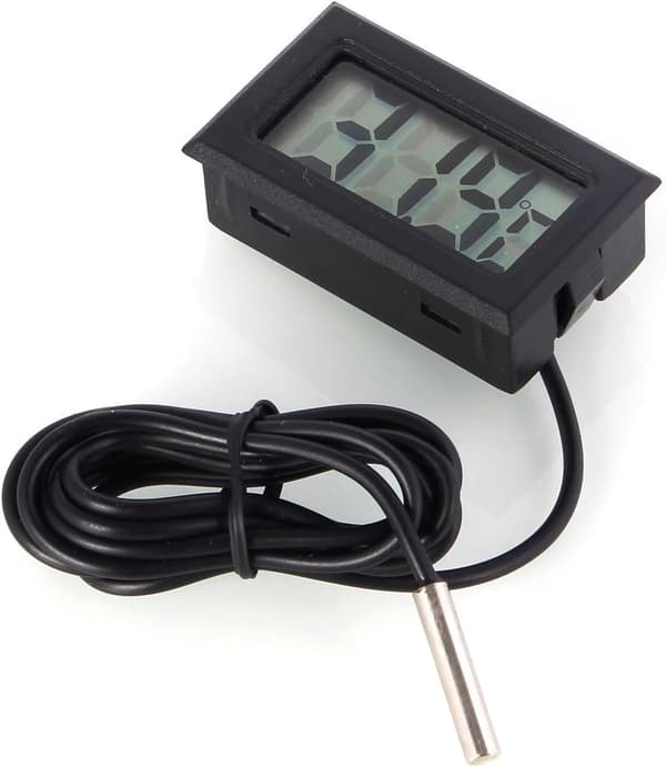 Digital LCD-termometer Temperaturmätare med extern sond f