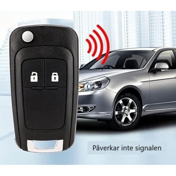 (pow yeah!) Nøgleskal / Alarmboks til Buick, Opel & Chevrolet - 2 knapper