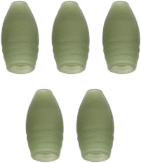 Stoppperle Dacron Koblinger 60 Kobling Feeder Fiskeagn Karpe Stk Elastisk Holder Lås