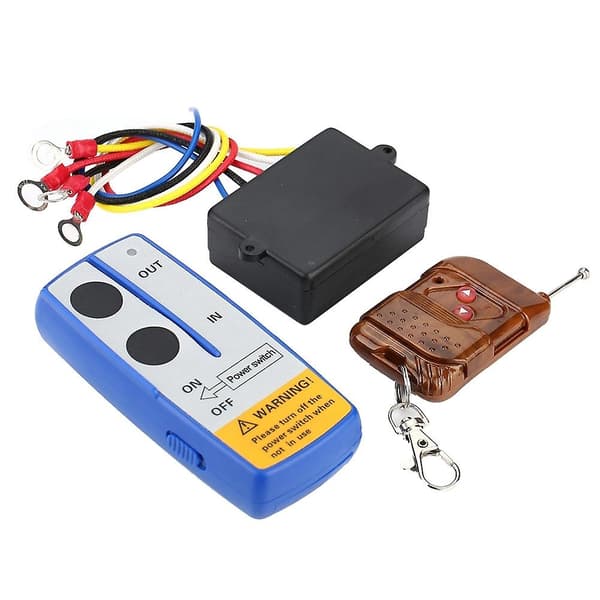 12V 50ft Universal Wireless Winch Remote Control Kit compatible with Car Truck