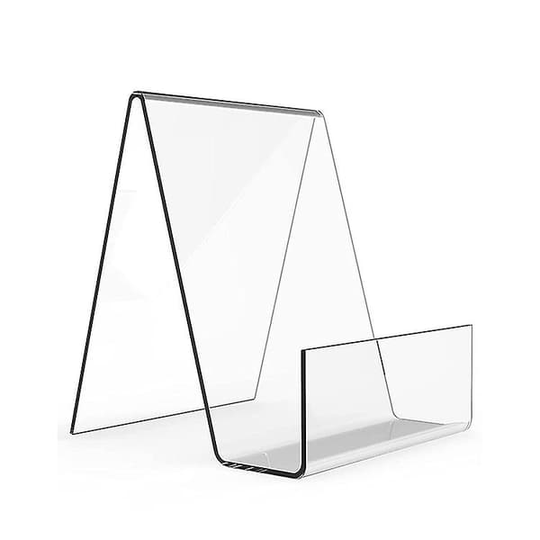 1 st Bokstöd, Akrylbokstativ, Transparenta Bokstöd, Bokdisplay