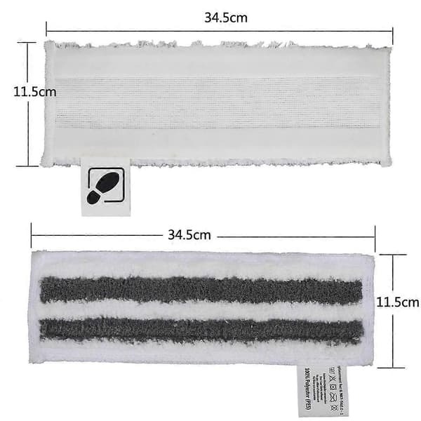 10 stk Premium Mikrofiberputer, for Neat Steam Cleaner, Gjenbrukbare og Maskinvaskbare JP