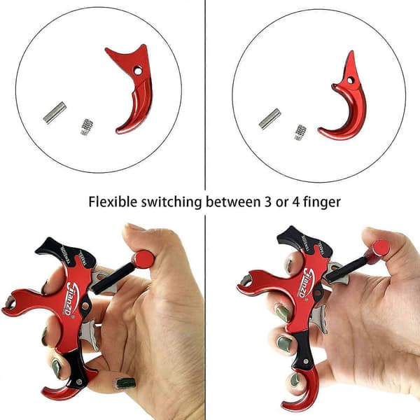 Archery Release Thumb Grip Aid for Archery 3 or 4 Finger Hand Grip