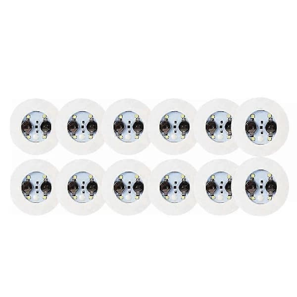 LED-alustat, 12 kpl valaisevia alustoja, LED-pullolamppuja, LED-tarra-alustat levyt syttyvät pulloille