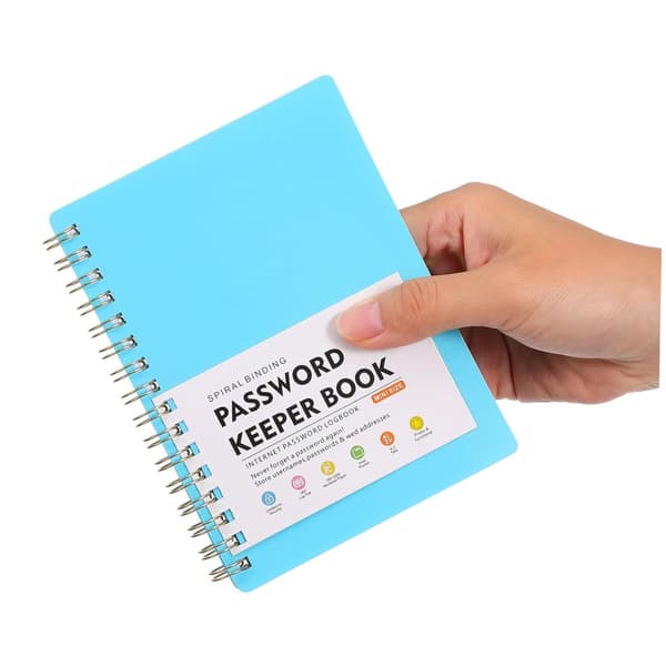 Password Manager, A-Z Indexed Password Logbook With Website, Username, And Notes Sections, For Home And Office, A6 Apple Green