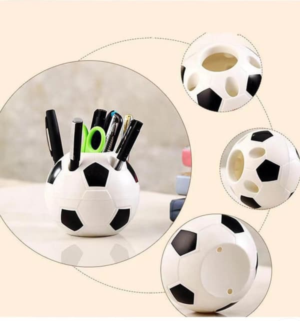 Fotballformet pennholder