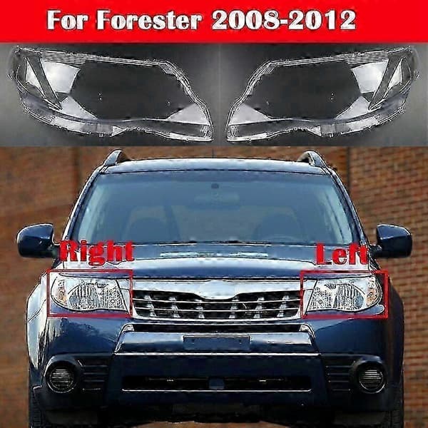 Bilforlygteglas til Subaru Forester 2009-2012 Forlygtebeskyttelse Biludskiftning