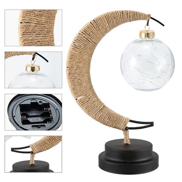 Warm Colors, Attractive Moonlight - Hanging Moonlight Night Light