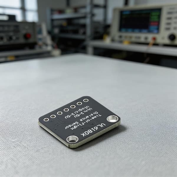 Afstandssensor Integreret Gestusgenkendelse Omgivelsesdetektion I2C-interface Kompakt VL6180X Optisk Lys Sort 20.32x17.78mm til