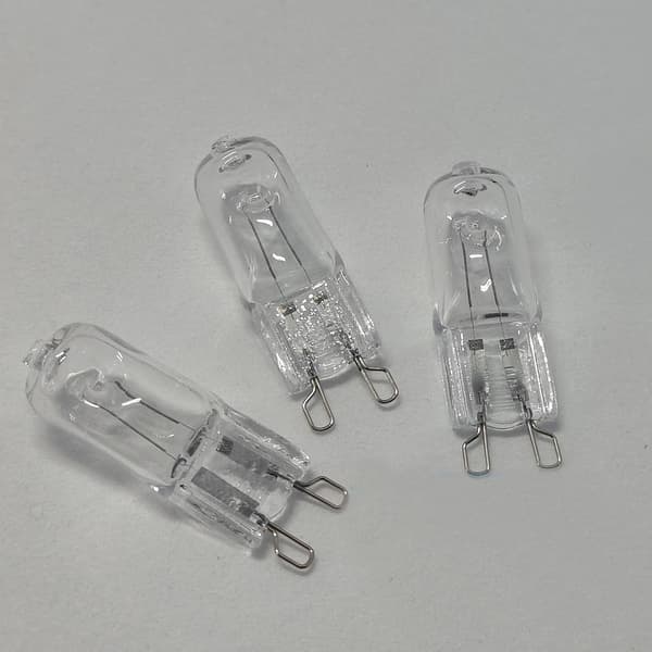 10-pack G9 halogenlampor 18W varmvitt ljus för taklampor och bordslampor
