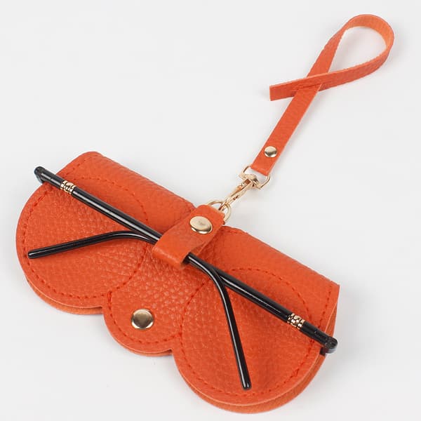 (4 pcs), Glasses Case, Eyeglass Case, With Cord, Portable, Leather, Slim, Convenient Storage,