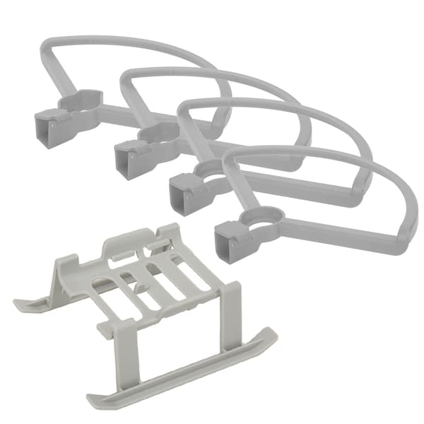 DJI Mavic Mini RC Forlenget Høyde Stativ Propellbeskyttelsesring Sett Grå