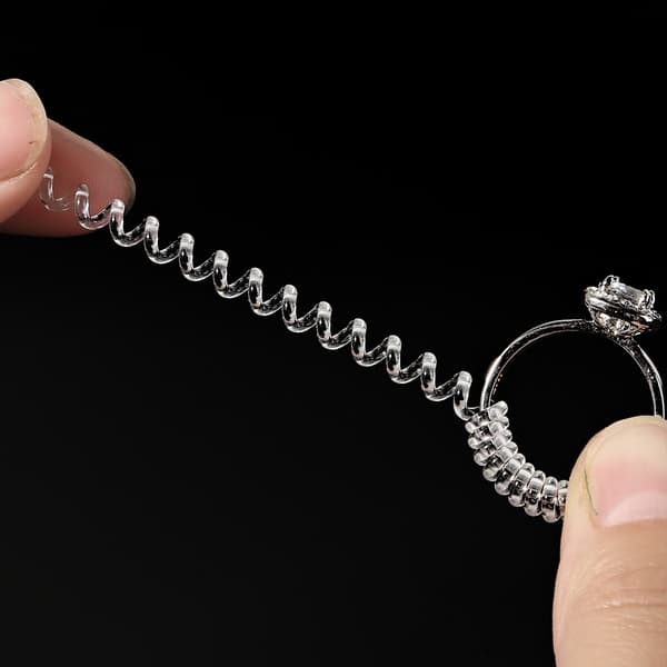 Cuttable Ring Adjusters - Reduce Ring Size 2-pack Transpa